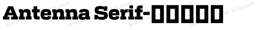 Antenna Serif字体转换